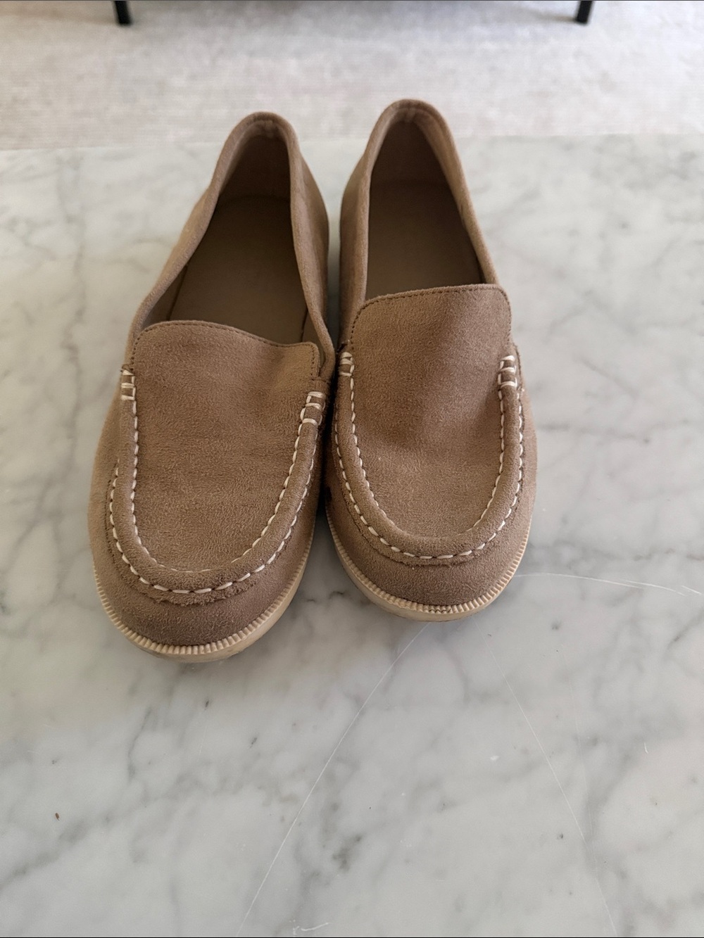 J. Crew Kids Suede Loafers  Brown